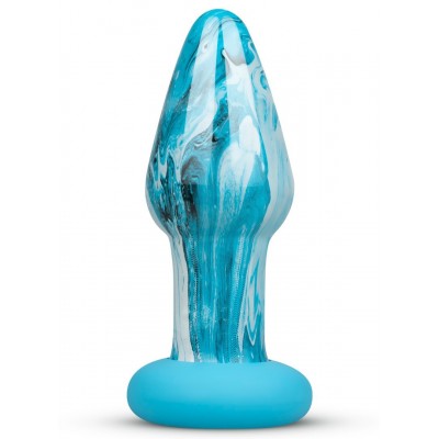 Gode Anal en verre Ocean Curl